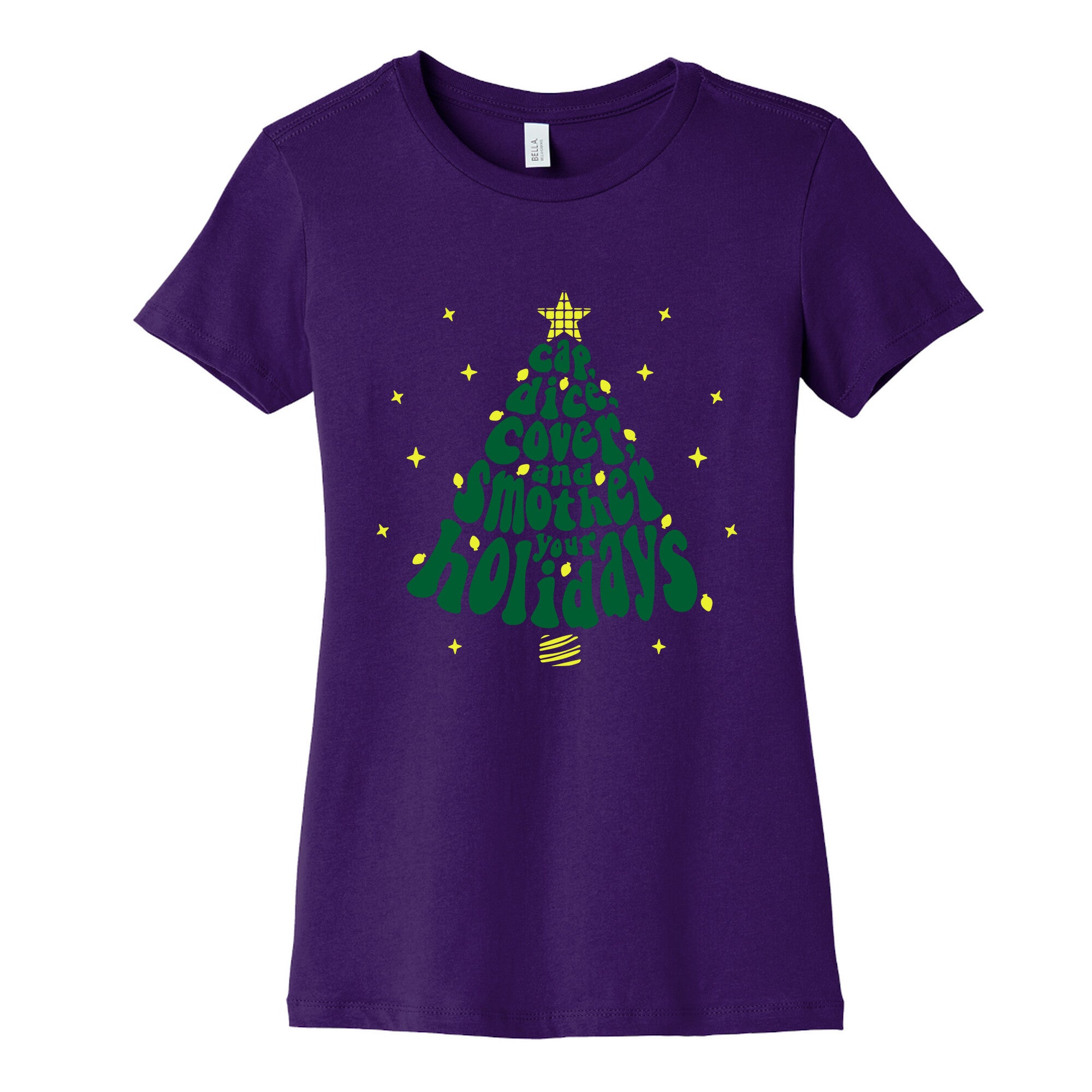 Waffle House Christmas Womens Cotton Tee